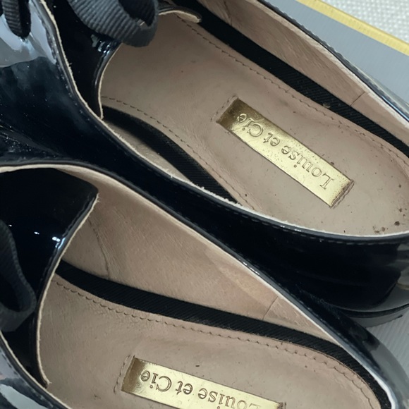 Louise et Cie black patent lace up shoe - Picture 2 of 5